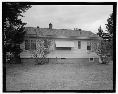 US Customs Service Port of Roosville,Eureka,Lincoln County,MT,Montana,HABS,2