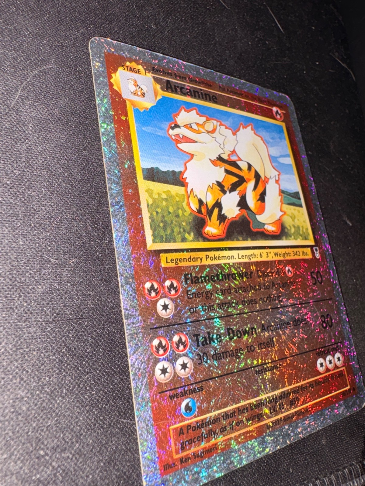 Pokémon Arcanine 36/110 Legendary Collection Reverse Holo English