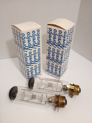 Lot of 2 NORELCO Projection Bulb Lamp DEJ 750W 115V-125V New Old Stock