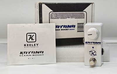 Keeley Katana Mini Clean Boost Guitar Pedal In Box W/ Manual | eBay