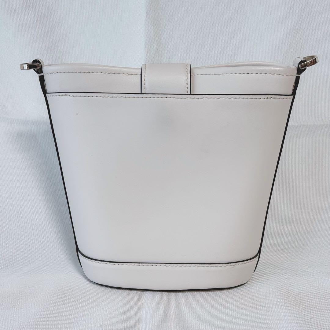 Kate Spade Audrey Leather Shoulder Bag Beige 2Way Crossbody Women's Authentic thumbnail 3