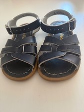 Salt Water Sandals Navy Toddler Size 9 Leather Sandals EUC Unisex