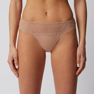 YAMAMAY BRASILIANISCHER SLIP SPITZE SCHWARZ 4 - L BRAZILIANISCHER BRIEF LACE BLACK UK 14