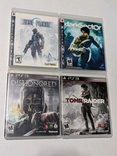 PlayStation 3 PS3 Games: Lost Planet, Dark Sector, Dishonored, Tomb Raider CIB