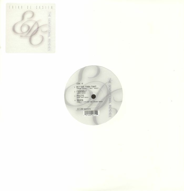 DE CASIER, Erika - The Sensational Remixes (Record Store Day RSD 2022) - LP