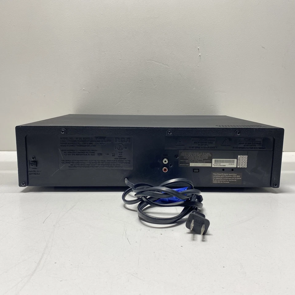 RCA Black 5 Disc Changer CD Player RP8070D - Image 4 of 4