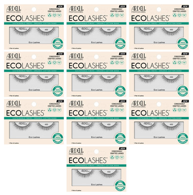 10 Pairs of ARDELL EcoLashes 450 Tapered Tips Sustainable Fibers False Eyelashes