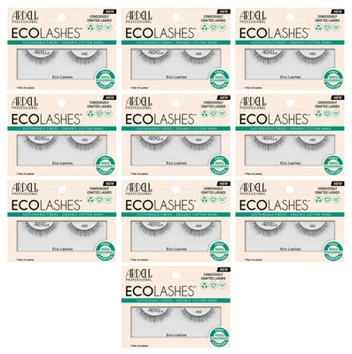 10 Pairs of ARDELL EcoLashes 450 Tapered Tips Sustainable Fibers False Eyelashes - Image 1 of 2