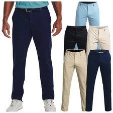 Under Armour Mens Tapered Golf Trousers Chino UA Stretch Fit Pants