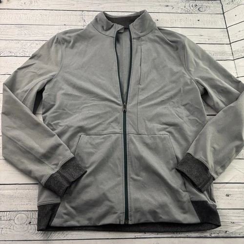 Lululemon Full Zip Athletic Jacket Men's XL Gray