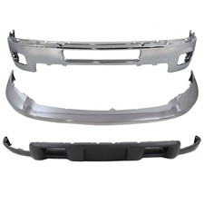 Bumper Front For 2011-2014 Chevrolet Silverado 2500 3500 Hd Chrome Steel