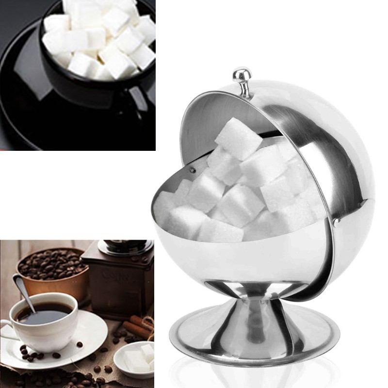 Sugar Cube Container Spice Condiment Seasoning Jar Kitchen Salt Serve ...