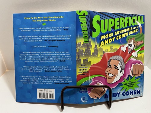 Andy Cohen Signed Book: Superficial-More Adventures From the Andy Cohen Diaries - Foto 6 di 7