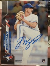 2020 Topps Chrome - Rookie Autographs Blue Jays Jacob Waguespack RC No. RA-JW