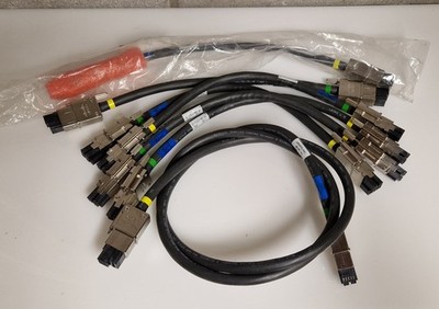 7x Cisco Leoni L AWM Style CAB-SPWR-30CM Meter Bladestack Kabel mit Tranciever