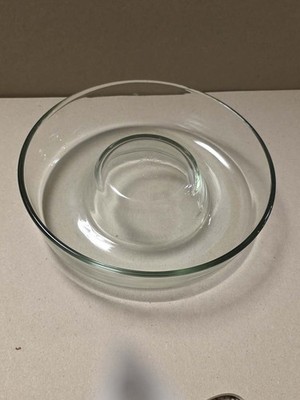 Vintage PYREX France 22cm 9'' Corning Glass Jello Mold Bundt Pan Ring