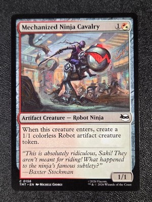 Mechanized Ninja Cavalry C Teenage Mutant Ninja Turtles 156 NM