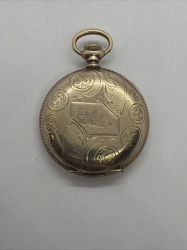 Nice Waltham 14K Keystone Gold Filled 20YR 15J Hunting Case Antique Pocket Watch