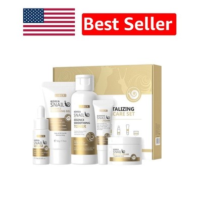 Pampering Korean Snail Essence Skin Care Kit - Perfect Christmas Gift for Women