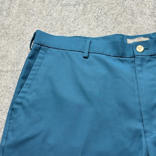 Peter Millar Salem Performance Golf Shorts Men 36 Blue 9" Classic Fit High Drape - Picture 2 of 17