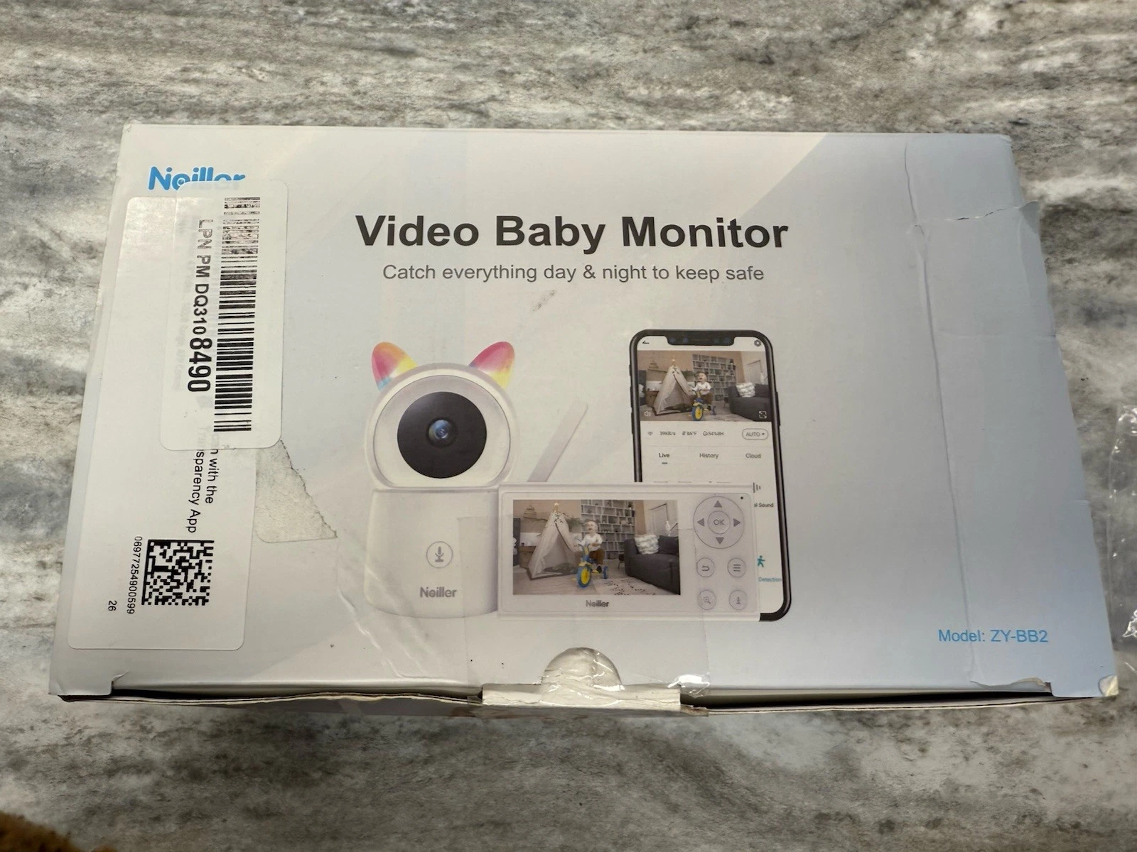4.3” Video Baby Monitor 1080P Camera, WiFi & Screen, Night Vision, 2-Way Talk