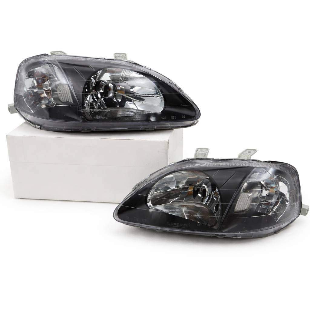 For 99-00 Honda Civic Type R Style EK9 EK4 JDM gunmetal chrome