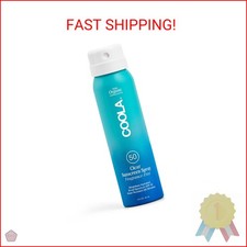 COOLA Organic Sunscreen SPF 50 Sunblock Spray, Dermatologist Tested Skin Care fo