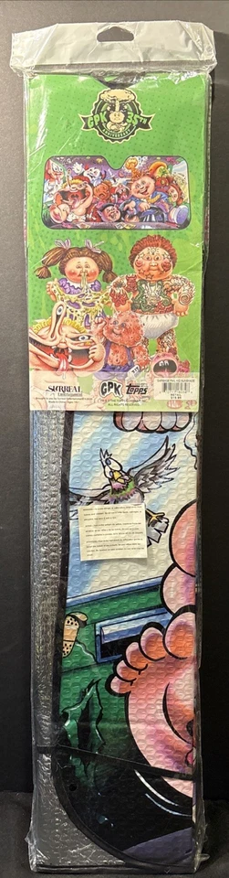 NEW GARBAGE PAIL KIDS 35TH ANNIVERSARY CARSHADE SUN VISOR 58" X 27.5” TOPPS CO. - Image 3 of 4