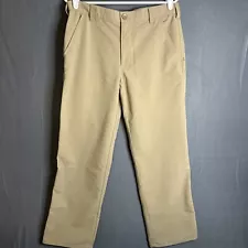 Under Armour Pants Men 32x28 Beige UA Bent grass  Tech Chino Straight Stretch
