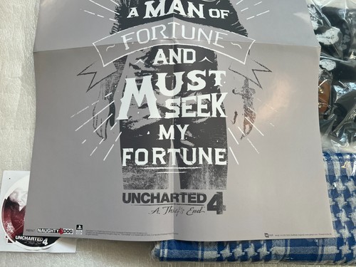 Uncharted 4 A Thief's End PS4 LOOT CRATE PROMO/Promotional Merchandise PS4 GAME - Picture 11 of 13
