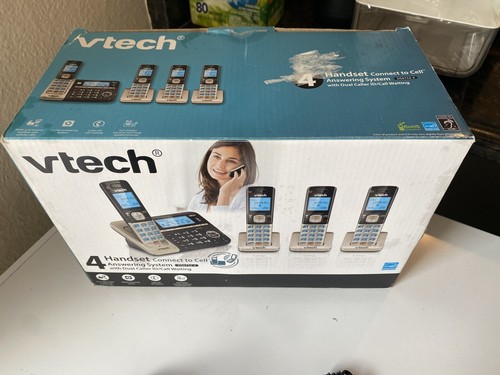VTech DS6752-4 - Sistema de contestador inalámbrico de 4 auriculares Connect to Cell™ - Imagen 9 de 9
