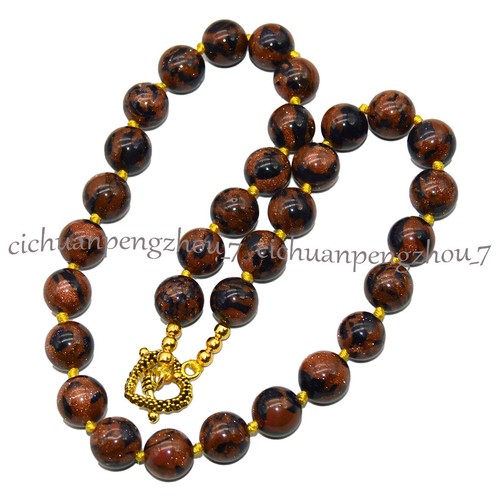 Natural 6/8/10/12/14mm Round Multicolor Gemstone Beaded Jewelry Necklace 18'' - Picture 41 of 221