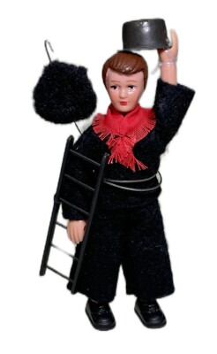 4.5  Riedler Chimney Sweep Doll Germany