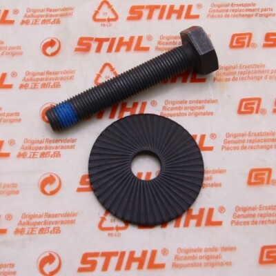 NEU Original Stihl VIKING RM 448.0 RMA 2.0 2.1  Messerschraube + Spannscheibe