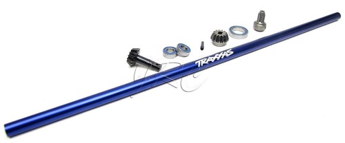 Fits Traxxas 64077-3 XO-1 - CENTER blue DRIVESHAFT drive hub pinion gears screw