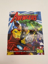 Avengers Iron Man Thor Hulk Captain America Marvel 2010 Comic Book Promo Poster