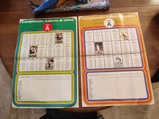 1972/1973 + 1973/74 CALENDARI CAMPIONATO ITALIANO CALCIO SERIE A + B - 2 POSTER