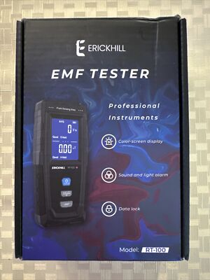 ERICKHILL Hand-held Digital LCD EMF Detector Meter Tester for Ghost Hunting  