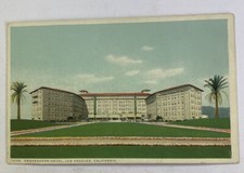Vintage Postcard ~ The Ambassador Hotel Front View  ~ Los Angeles California CA