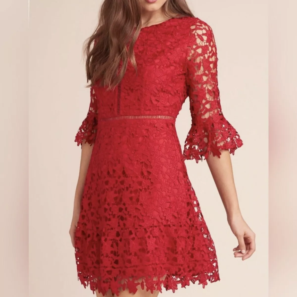 Bb dakota scalloped lace dress cheap