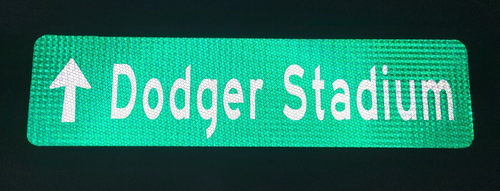 DODGER STADIUM street sign, 24"X6", Los Angeles Dodgers, MLB, LA - Picture 2 of 19