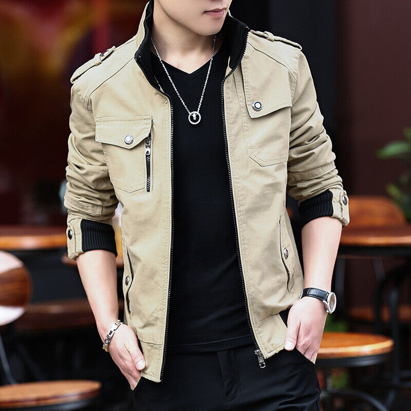 Fashion Mens Jacket Denim Retro Punk Cotton Jean Jacket Fashion Mens Jacket Denim Retro Punk Cotton Jean Jacket
