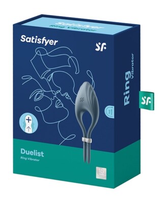 Satisfyer Duelist Black C-ring couples