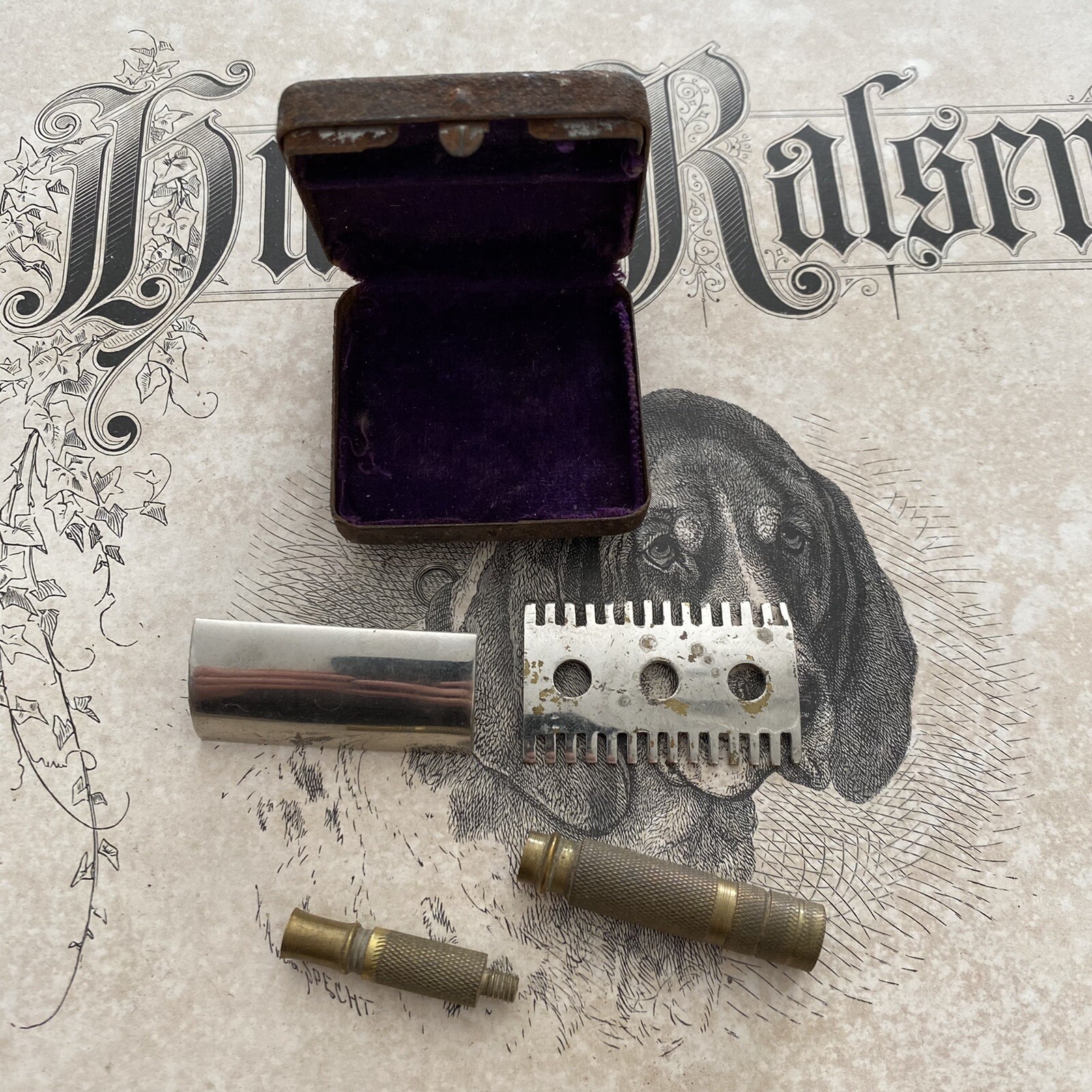 Vintage 4-Piece Miniature Travel Safety Razor, Circa 1920s - 1930s | eBay