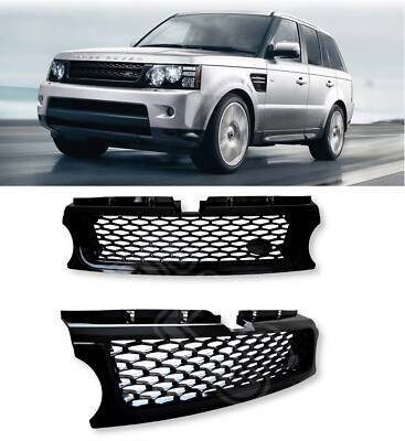 Silver ABS Bumper Grille For 2010-2012 Range Rover Sport – Autobiography Style