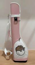 Malbon stand half case caddy bag Pink Self-Supporting Golf Bag