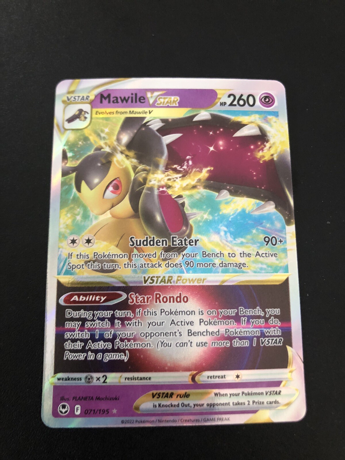 Pokémon Mawile VStar 71 Silver Tempest Holo Ultra Rare 71/195 TCG MINT