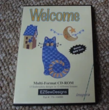 Welcome EZSewDesigns 756 104000.  CD-Rom Sewing Embroidery