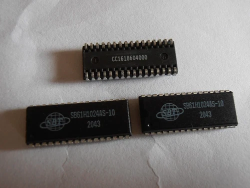2PCS  SB61H1024AS-10  5V 10ns 180mA 1M(128Kx8 ) SRAM   STAITC RAM  SOJ32  SBT