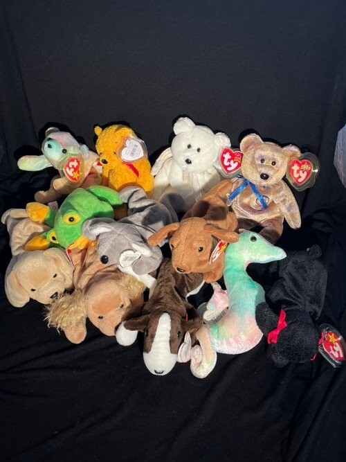 Ty Beanie Babies 12体セット Ty Beanie Babies Lot of 12 Mixed Animals All Have Tags | eBay